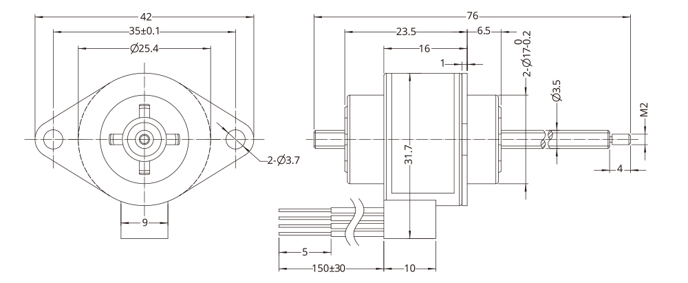 non-captive PM Stepper Linear Actuator