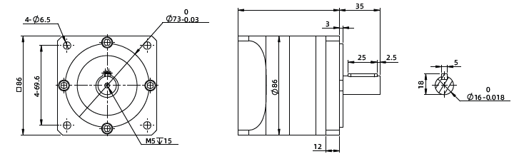 Planetary Gearbox Dimensional