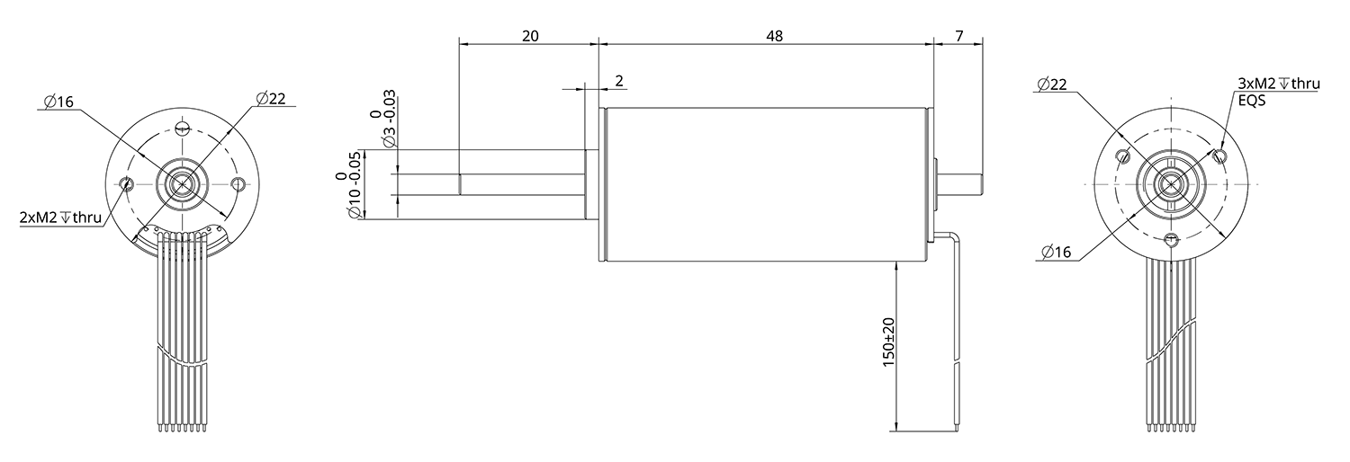 22mm Slotless BLDC image